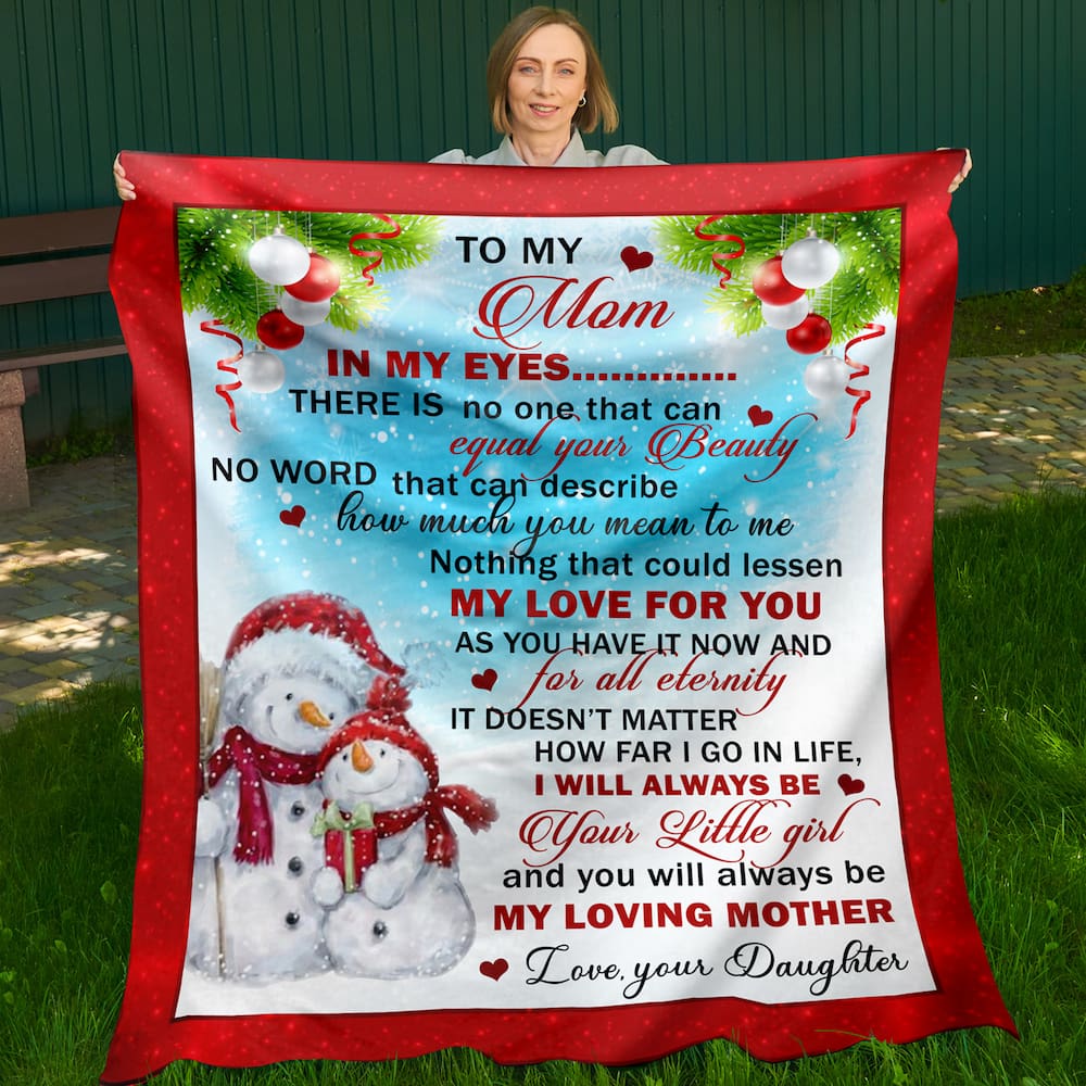 To My Mom Sherpa Blanket Personalized Gift for Mom-BlingPainting-Customized Products Make Great Gifts