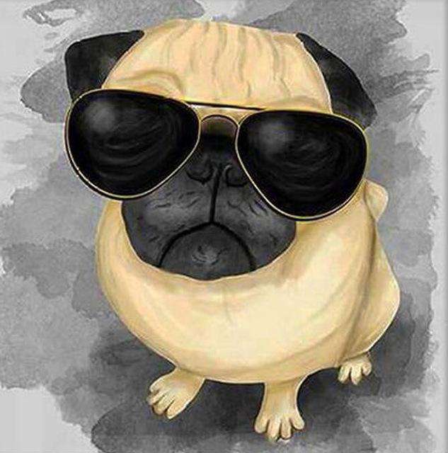 Aha,A Cool Dog-BlingPainting-Customized Products Make Great Gifts