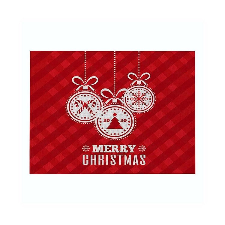 2022 Best Decor Gifts. Christmas Decor Text Placemat-BlingPainting-Customized Products Make Great Gifts