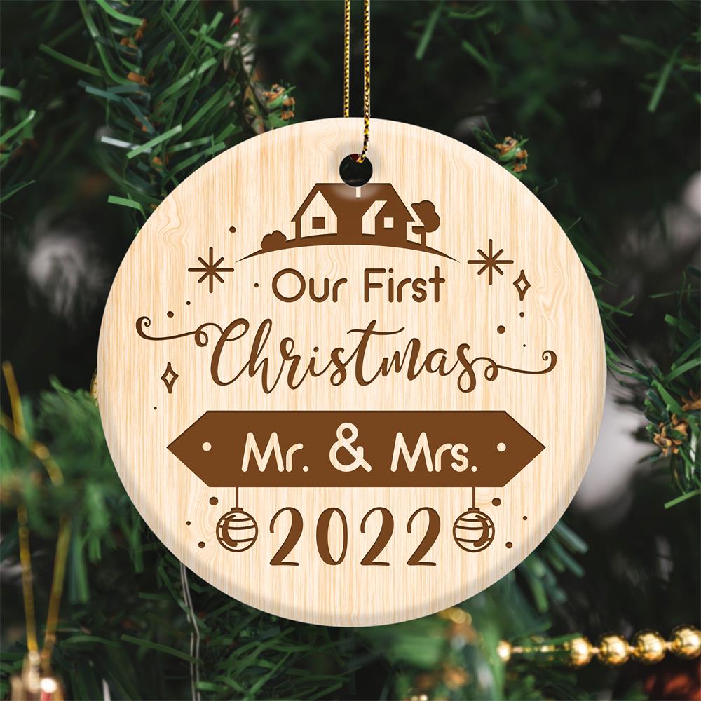 2022 Our First Christmas Ornament New Home Ornament-BlingPainting-Customized Products Make Great Gifts