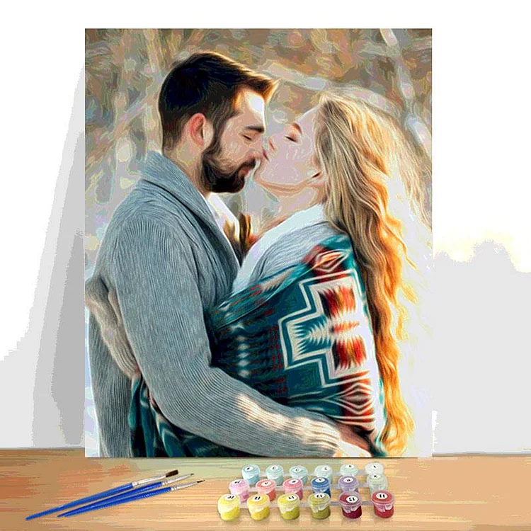 Painting by numbers Dropshipping Photo Custom DIY Oil Kits Drawing Canvas  Christmas Wedding Gift Paint Coloring By Numbers
