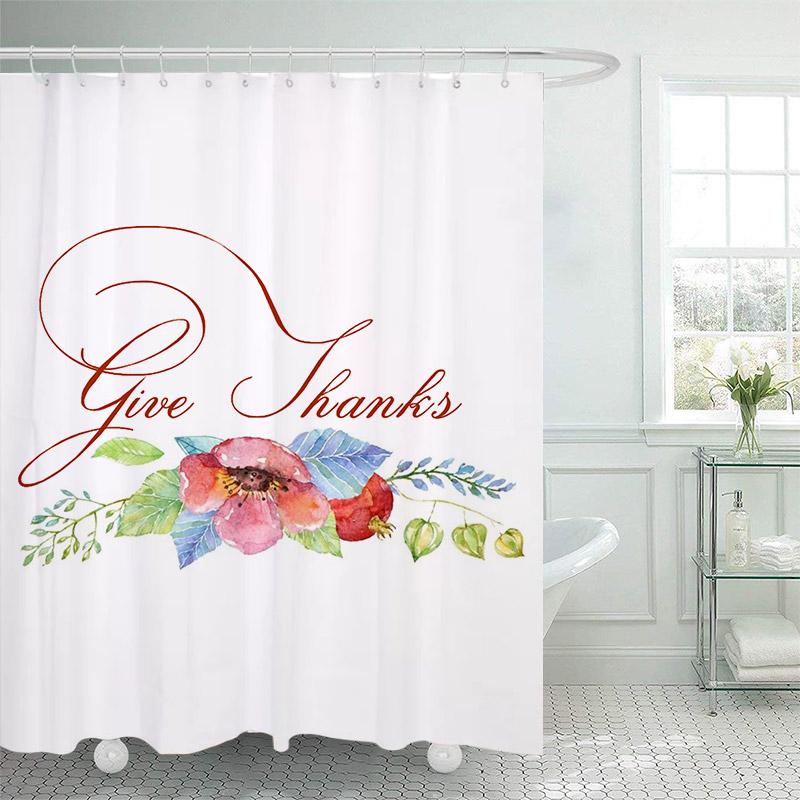 Thanksgiving Shower Curtain J-BlingPainting-Customized Products Make Great Gifts