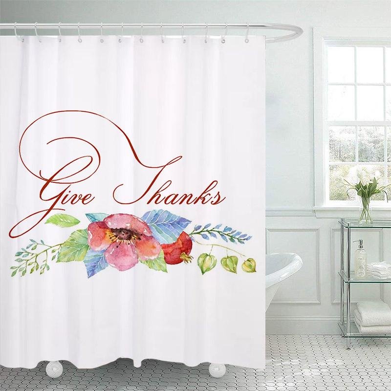 Thanksgiving Shower Curtain J-BlingPainting-Customized Products Make Great Gifts