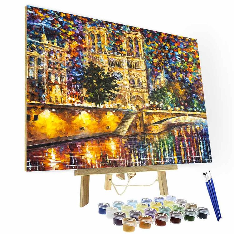 Paint by Numbers Kit - Notre Dame de Paris-BlingPainting-Customized Products Make Great Gifts