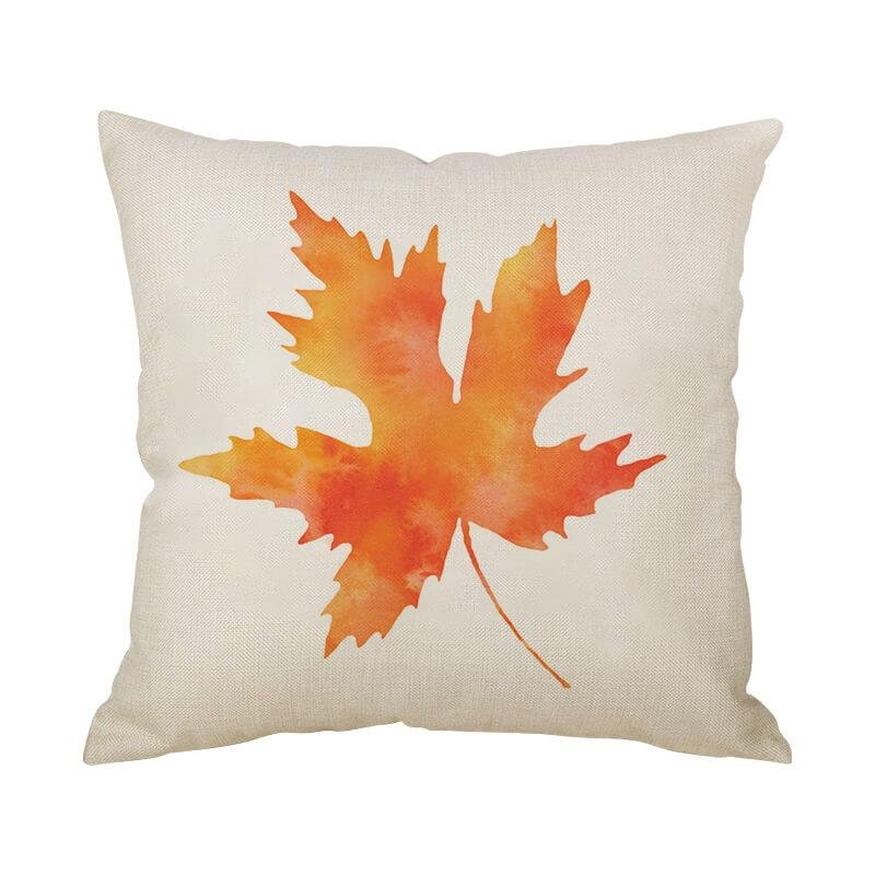 Thanksgiving Decor Leaf Throw Pillow C-BlingPainting-Customized Products Make Great Gifts
