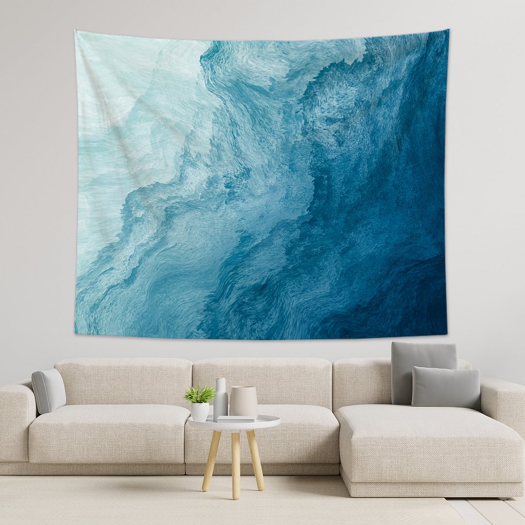 Ocean Tapestry Wall Hanging Living Room Bedroom Decor-BlingPainting-Customized Products Make Great Gifts
