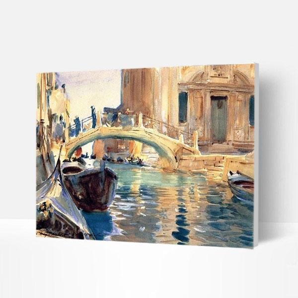 Paint by Numbers Kit -  Abstract Venice-BlingPainting-Customized Products Make Great Gifts