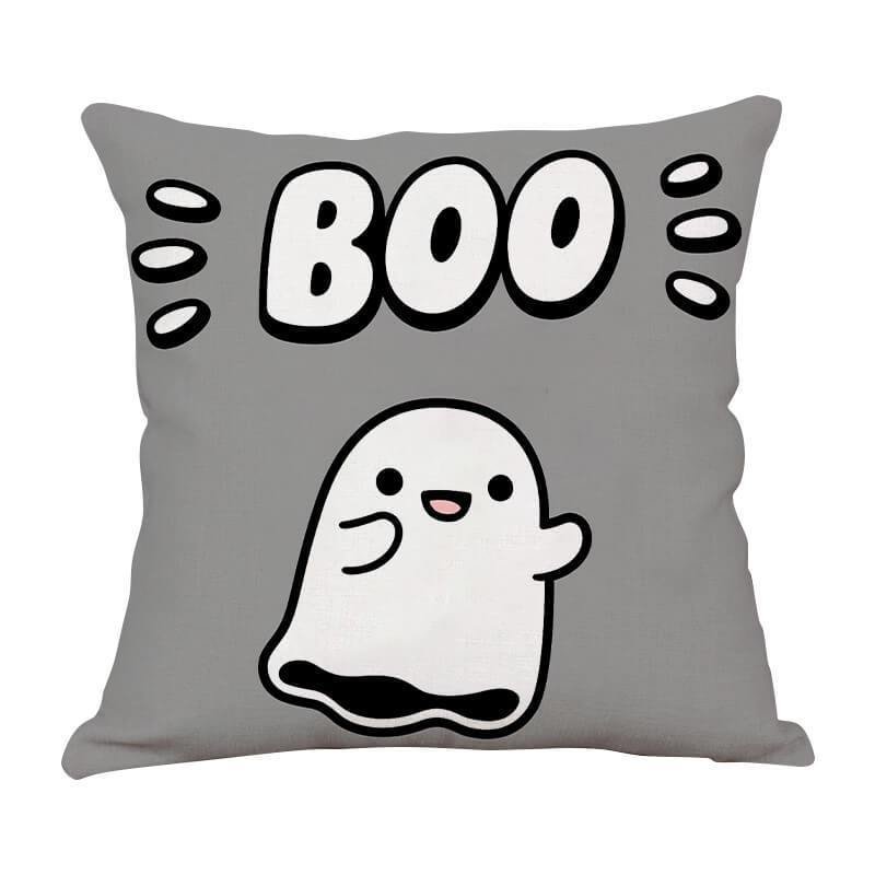 Halloween Decor Linen Ghost Throw Pillow H-BlingPainting-Customized Products Make Great Gifts