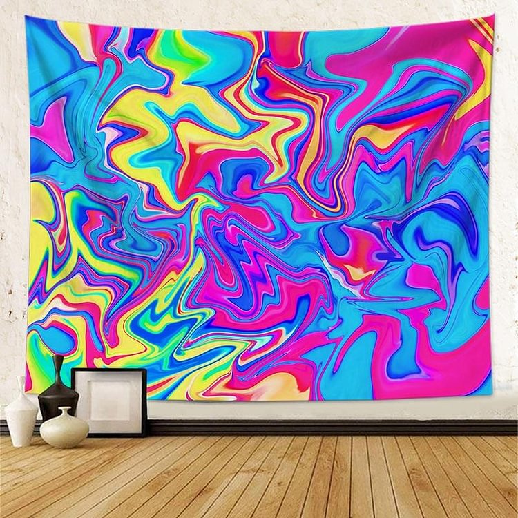 Psychedelic Tapestry Wall Hanging-BlingPainting-Customized Products Make Great Gifts