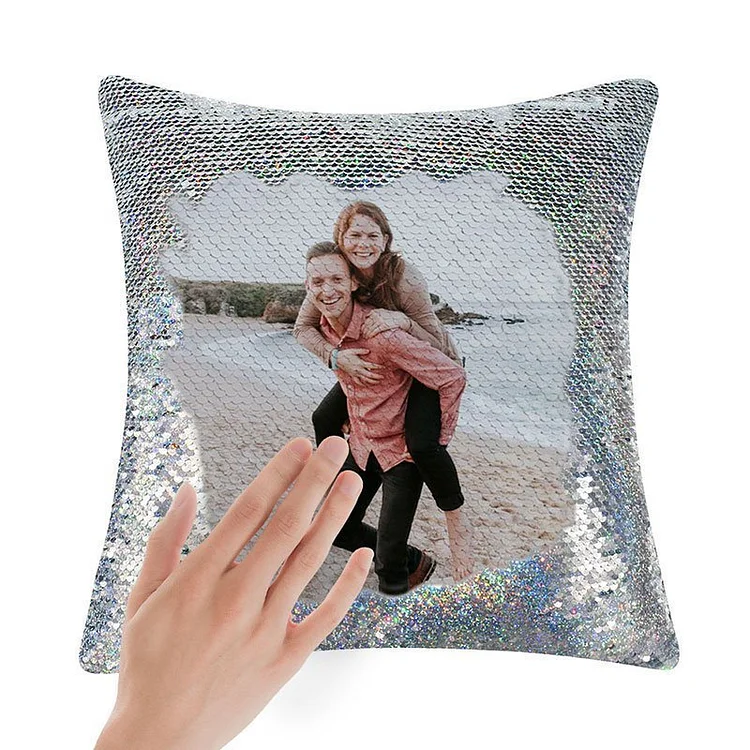 Custom Sequins Pillow with Bling Effect - Creative Gifts-BlingPainting-Customized Products Make Great Gifts