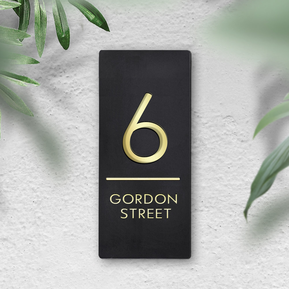 Custom Modern Floating Acrylic Address Sign House Numbers-BlingPainting-Customized Products Make Great Gifts