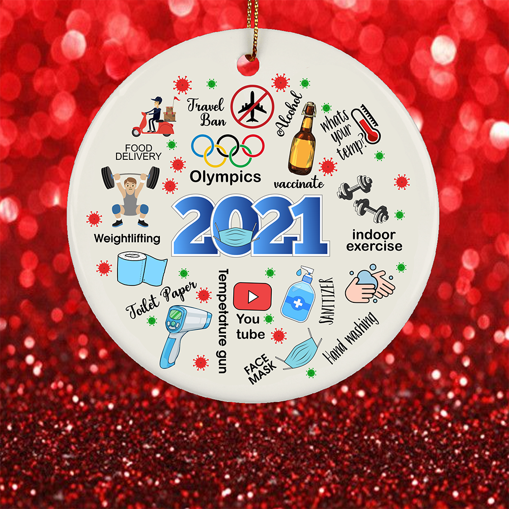 2021 Pandemic Commemorative Ornament  - Best Gifts-BlingPainting-Customized Products Make Great Gifts