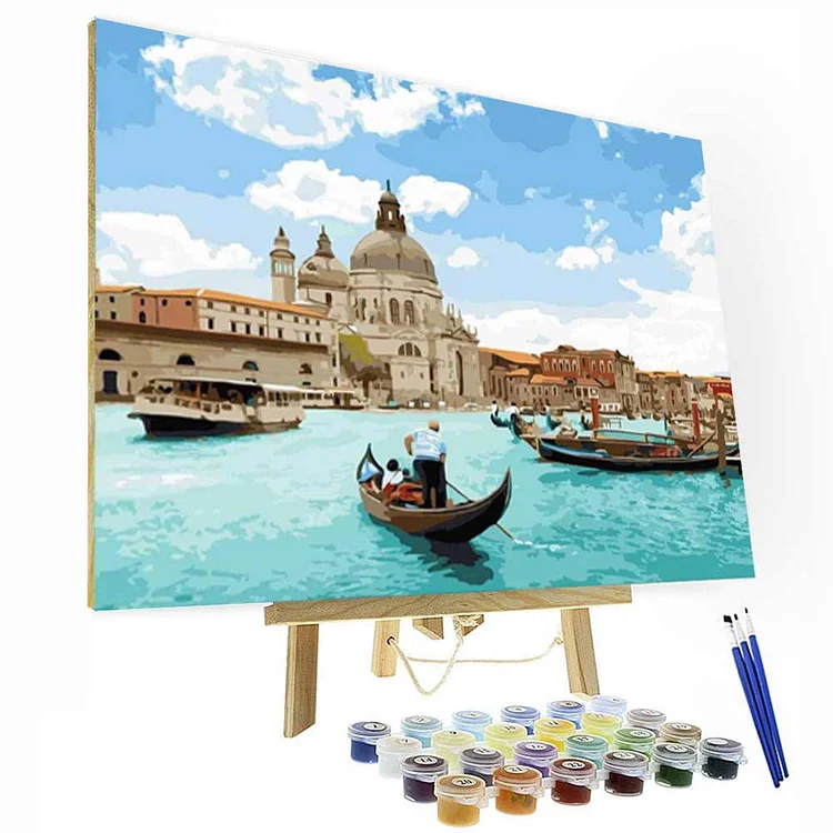 Paint by Numbers Kit - Adriatic Sea Pearl-BlingPainting-Customized Products Make Great Gifts