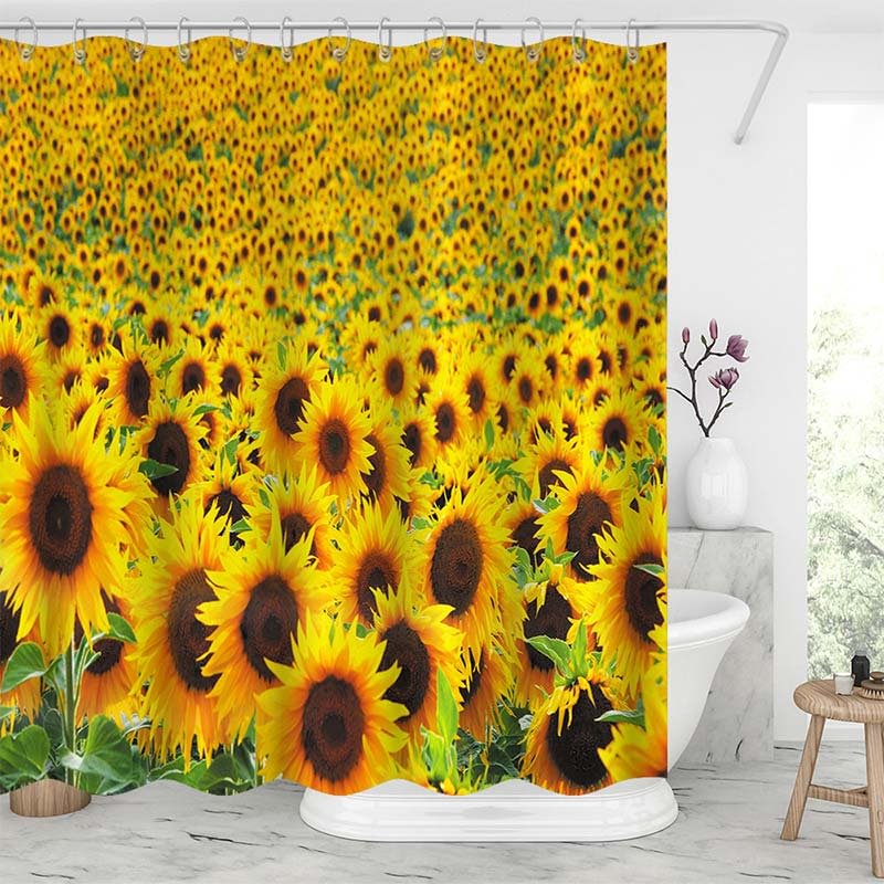 Beautiful Sunflower Shower Curtains-BlingPainting-Customized Products Make Great Gifts