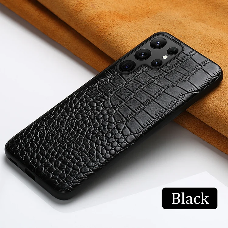 Genuine Leather Cover Case for Samsung