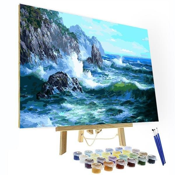 Paint by Numbers Kit - Reef By The Sea-BlingPainting-Customized Products Make Great Gifts