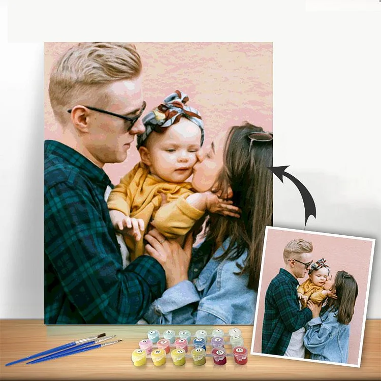 Custom Paint by Numbers,Personalized Paint by Number For Your Boyfriend