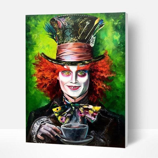 Paint by Numbers Kit -  Mad Hatter-BlingPainting-Customized Products Make Great Gifts