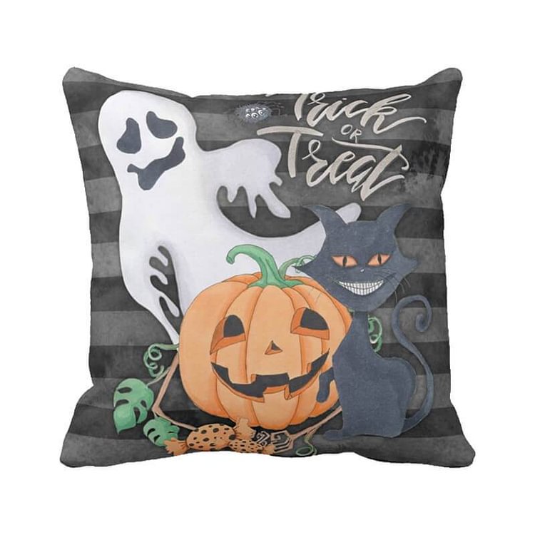 Halloween Fall Pumpkin Decorative Throw Pillow B-BlingPainting-Customized Products Make Great Gifts