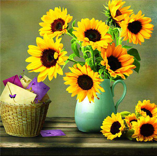 Flower Arrangement Flower Vase-BlingPainting-Customized Products Make Great Gifts
